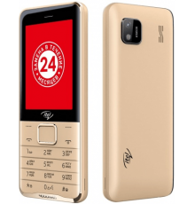 Телефон сотовый Itel IT5631 Champagne Gold, 2.8'' 320x240, 32MB RAM, 32MB, up to 32GB flash, 0,3Mpix, 2 Sim, 2G, BT v2.1, Micro-USB, 4000mAh, 72.5g, 140 ммx59 ммx13,5 мм                                                                                 