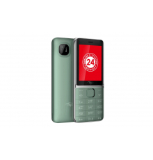 Телефон сотовый Itel IT5626 Dark Green, 2.8'' 320x240, 64MB RAM, 64MB, up to 32GB flash, 0,3Mpix, 3 Sim, 2G, BT, FM, Micro-USB, 2500mAh, 72.5g, 139.6 ммx57.8 ммx14,7 мм                                                                                  