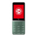 Телефон сотовый Itel IT5626 Dark Green, 2.8'' 320x240, 64MB RAM, 64MB, up to 32GB flash, 0,3Mpix, 3 Sim, 2G, BT, FM, Micro-USB, 2500mAh, 72.5g, 139.6 ммx57.8 ммx14,7 мм