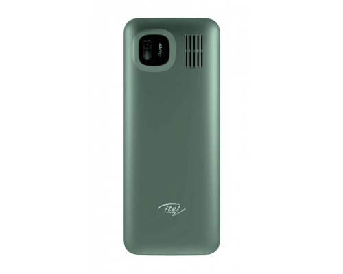 Телефон сотовый Itel IT5626 Dark Green, 2.8'' 320x240, 64MB RAM, 64MB, up to 32GB flash, 0,3Mpix, 3 Sim, 2G, BT, FM, Micro-USB, 2500mAh, 72.5g, 139.6 ммx57.8 ммx14,7 мм