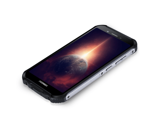 Смартфон Doogee Doogee S40 Pro Mineral Black, 5.45'' 18:9 720x1440, 1.8GHz, 8 Core, 4GB RAM, 64GB, up to 256GB flash, 13Mpix+2Mpix/5Mpix, 2 Sim, 2G, 3G, LTE, BT, Wi-Fi, NFC, GPS, Micro-USB, 4650 мА·ч, Android 10, 238 г, 158,2 ммx79,4 ммx14,1 мм