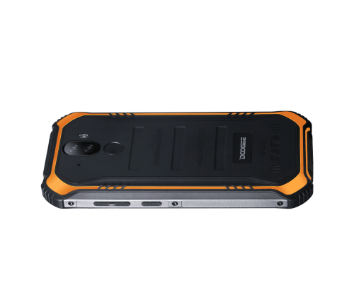 Смартфон Doogee Doogee S40 Pro Fire Orange, 5.45'' 18:9 720x1440, 1.8GHz, 8 Core, 4GB RAM, 64GB, up to 256GB flash, 13Mpix+2Mpix/5Mpix, 2 Sim, 2G, 3G, LTE, BT, Wi-Fi, NFC, GPS, Micro-USB, 4650 мА·ч, Android 10, 238 г, 158,2 ммx79,4 ммx14,1 мм