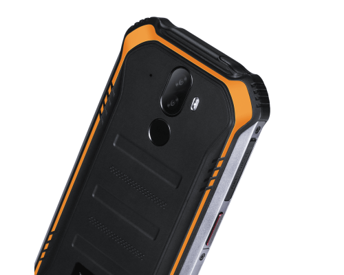 Смартфон Doogee Doogee S40 Pro Fire Orange, 5.45'' 18:9 720x1440, 1.8GHz, 8 Core, 4GB RAM, 64GB, up to 256GB flash, 13Mpix+2Mpix/5Mpix, 2 Sim, 2G, 3G, LTE, BT, Wi-Fi, NFC, GPS, Micro-USB, 4650 мА·ч, Android 10, 238 г, 158,2 ммx79,4 ммx14,1 мм