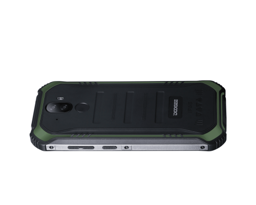 Смартфон Doogee Doogee S40 Pro Army Green, 5.45'' 18:9 720x1440, 1.8GHz, 8 Core, 4GB RAM, 64GB, up to 256GB flash, 13Mpix+2Mpix/5Mpix, 2 Sim, 2G, 3G, LTE, BT, Wi-Fi, NFC, GPS, Micro-USB, 4650 мА·ч, Android 10, 238 г, 158,2 ммx79,4 ммx14,1 мм