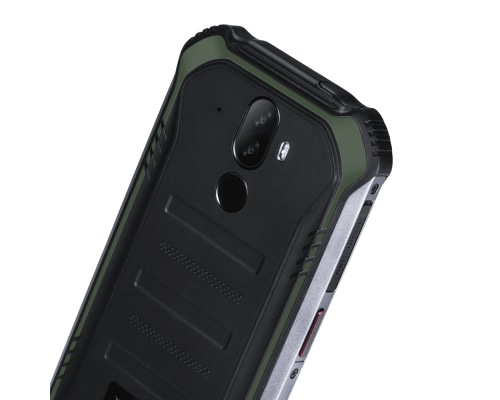 Смартфон Doogee Doogee S40 Pro Army Green, 5.45'' 18:9 720x1440, 1.8GHz, 8 Core, 4GB RAM, 64GB, up to 256GB flash, 13Mpix+2Mpix/5Mpix, 2 Sim, 2G, 3G, LTE, BT, Wi-Fi, NFC, GPS, Micro-USB, 4650 мА·ч, Android 10, 238 г, 158,2 ммx79,4 ммx14,1 мм