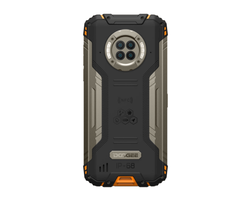 Смартфон Doogee Doogee S96 Pro Fire Orange, 6.22'' 720 x 1520 пикселей, 2.0GHz, 8 Core, 8GB RAM, 128GB, up to 256GB flash, 48 МП+20 МП+8 МП+2МП/16Mpix, 2 Sim, 2G, 3G, LTE, BT v5.0, Wi-Fi, NFC, GPS, Type-C, 6350 мА·ч, Android 10, 310г, 167 ммx81.4 ммx