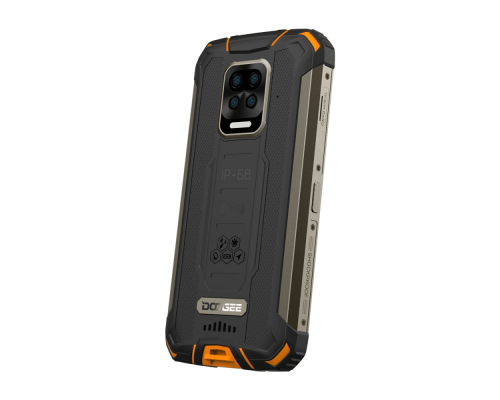 Смартфон Doogee Doogee S59 Pro Fire Orange, 5.71” 720 x 1520 пикселей, 2.0GHz, 8 Core, 4GB RAM, 128GB, up to 256GB flash, 16 МП+8МП+ 8 МП + 2 МП/16Mpix, 2 Sim, 2G, 3G, LTE, BT v5.0, Wi-Fi, NFC, GPS, Type-C, 10050 мА·ч, Android 10, 340 г, 161 ммx80.2