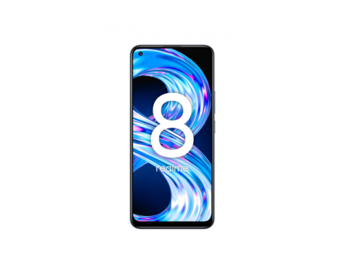 Смартфон REALME СМАРТФОН REALME RMX3085 (realme 8) 6+128 ГБ ЦВЕТ: ГЛУБОКИЙ ЧЕРНЫЙ (PUNK BLACK)