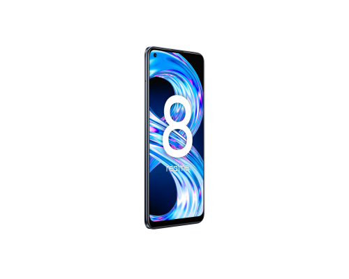 Смартфон REALME СМАРТФОН REALME RMX3085 (realme 8) 6+128 ГБ ЦВЕТ: ГЛУБОКИЙ ЧЕРНЫЙ (PUNK BLACK)