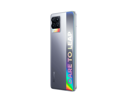 Смартфон REALME СМАРТФОН REALME RMX3085 (realme 8) 6+128 ГБ ЦВЕТ: СЕРЕБРЯНЫЙ (CYBER SILVER)