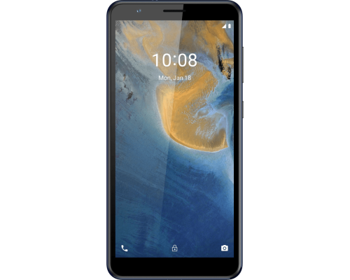 Смартфон ZTE ZTE Blade A31 Blue, 5.45'' 720x1440, 4x1,6 ГГц+4x1,2 ГГц, 8 Core, 2GB RAM, 32GB, up to 128GB flash, 8Mpix/2Mpix, 2 Sim, 2G, 3G, LTE, BT v4.2, Wi-Fi, NFC, GPS, Micro-USB, 3000mAh, Android 11, 166g, 146 ммx71 ммx8,9 мм