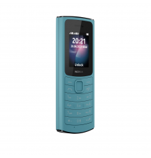 Телефон сотовый Nokia NOKIA 110 DS TA-1386 4G AQUA, 1.8'', 1 Core, 128MB + 48MB (ROM/RAM), 2 Sim, LTE + GSM/GPRS/WCDMA, Micro-USB, 1020mAh, 104,7g, 121x50x14,5                                                                                           