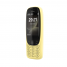 Телефон сотовый Nokia NOKIA 6310 DS TA-1400 YELLOW, 2.8'', 1 Core, 16MB + 8MB (ROM/RAM), 0.3 Mpix, Micro SD, up to 32GB flash, 2 Sim, GSM/GPRS 900/1800, BT v5.0, Micro-USB, MP3 player, FM Radio, 1150mAh, 104,7g, 53x131,4x13,7