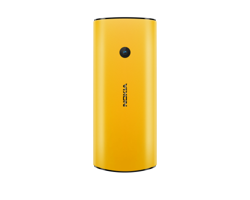 Телефон сотовый Nokia Nokia 110 DS TA-1386 Yellow, 1.8'', 1 Core, 48 МБ, 128MB, up to 32GB flash, 2 Sim, LTE, Micro-USB, 1020mAh, S30+, 84,5 г, 121 ммx50 ммx14,5 мм, FM-radio