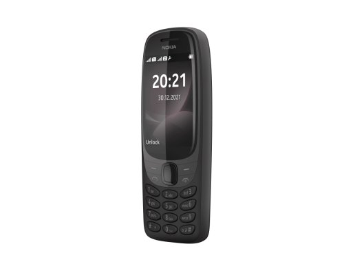 Телефон сотовый Nokia NOKIA 6310 DS TA-1400 BLACK, 2.8'', 1 Core, 16MB + 8MB (ROM/RAM), 0.3 Mpix, Micro SD, up to 32GB flash, 2 Sim, GSM/GPRS 900/1800, BT v5.0, Micro-USB, MP3 player, FM Radio, 1150mAh, 104,7g, 53x131,4x13,7