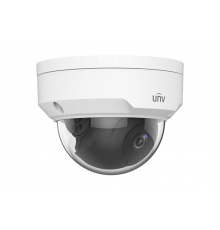 Видеокамера UNV Видеокамера IP Купольная антивандальная 2 Мп с ИК подсветкой до 30м, фикс. объектив 4.0 мм                                                                                                                                                