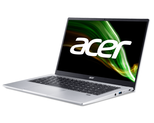 Ноутбук Acer SF314-511-57E0 Swift  14.0'' FHD(1920x1080) IPS/Intel Core i5-1135G7 2.40GHz Quad/8GB+512GB SSD/Integrated/WiFi/BT/1.0MP/Fingerprint/3cell/1,2 kg/noOS/1Y/SILVER