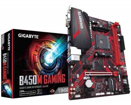 Материнская плата AMD B450 SAM4 MATX B450M GAMING 1.1 GIGABYTE