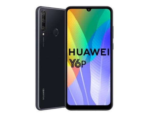 Смартфон HUAWEI Y6P 64 Гб RAM 3Гб черный Наличие WiFi LTE Наличие 4G OS Android 10.0/Screen 6.3