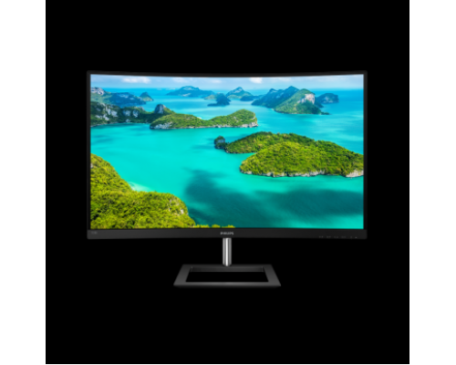 Монитор 31.5 PHILIPS 328E1CA (00/01) Black (VA, 3840x2160, HDMI+HDMI+DP, USB Hub, 4 ms, 178°/178°, 350 cd/m, 2500:1, MM, Curved) (758516)