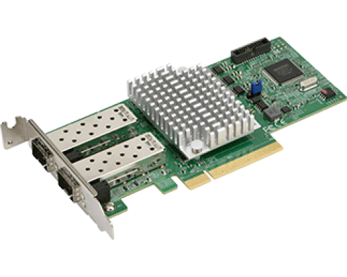 Плата коммуникационная SuperMicro Std LP 2-port 25G SFP28, Broadcom BCM57414 (Retail Pack)