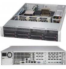 Корпус компьютерный Supermicro Black 2U SC825TQC SAS3 WIO Chassis w/ 600W PWS,RoHS                                                                                                                                                                        