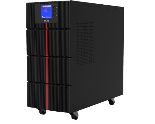 Источник бесперебойного питания Powercom MACAN, On-Line, 6000VA / 6000W, Tower, IEC, LCD, Serial+USB, SmartSlot, подкл. доп. батарей