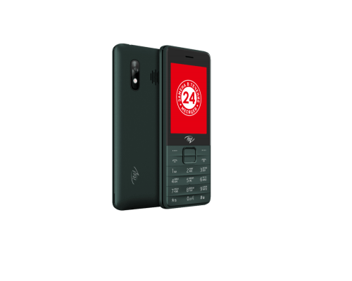 Телефон сотовый Itel IT5312 Dark Green, 2.4'' 320x240, 32MB RAM, 32MB, up to 32GB flash, 0.08Mpix, 2 Sim, 2G, BT v2.1, Micro-USB, 1500mAh, Mocor 12, 110g, 136 ммx60 ммx14,4 мм