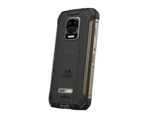 Смартфон Doogee Doogee S59 Pro Army Green, 5.71” 720 x 1520 пикселей, 2.0GHz, 8 Core, 4GB RAM, 128GB, up to 256GB flash, 16 МП+8МП+ 8 МП + 2 МП/16Mpix, 2 Sim, 2G, 3G, LTE, BT v5.0, Wi-Fi, NFC, GPS, Type-C, 10050 мА·ч, Android 10, 340 г, 161 ммx80.2 м