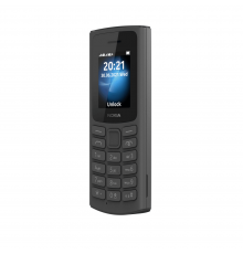 Телефон сотовый Nokia NOKIA 105 DS TA-1378 4G BLACK, 1.8'', 1 Core, 128MB + 48MB (ROM/RAM), 2 Sim, LTE + GSM/GPRS/WCDMA, Micro-USB, 1020mAh, 104,7g, 121x50x14,5                                                                                          