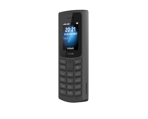 Телефон сотовый Nokia NOKIA 105 DS TA-1378 4G BLACK, 1.8'', 1 Core, 128MB + 48MB (ROM/RAM), 2 Sim, LTE + GSM/GPRS/WCDMA, Micro-USB, 1020mAh, 104,7g, 121x50x14,5