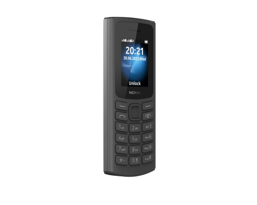 Телефон сотовый Nokia NOKIA 105 DS TA-1378 4G BLACK, 1.8'', 1 Core, 128MB + 48MB (ROM/RAM), 2 Sim, LTE + GSM/GPRS/WCDMA, Micro-USB, 1020mAh, 104,7g, 121x50x14,5