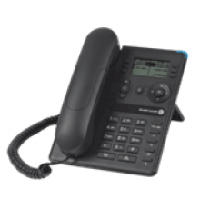 Телефон Alcatel-Lucent Ent 8008G Entry-level DeskPhone, NOE-SIP, 128x64 pixels, black and white LCD with backlit, 6 soft keys, 2 Gigabit Ethernet ports, HD Audio. Ethernet cable is not delivered in the box.                                            