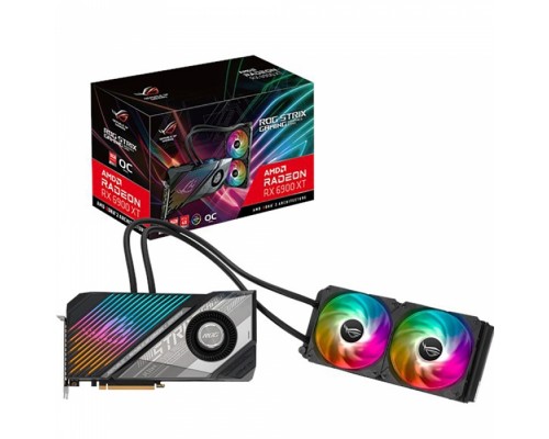 Видеокарта ROG-STRIX-LC-RX6900XT-O16G-GAMING RX6900XT 16GB GDDR6 256bit HDMI 2xDP RTL