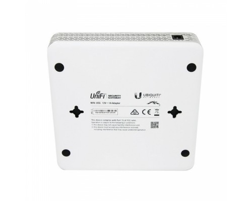 Маршрутизатор Ubiquiti UniFi Security Gateway [USG-EU], 2 ядра (500 МГц), 3x 1G RJ45, 1x RJ45