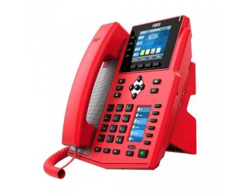Телефон IP Fanvil X5U-R, IP телефон 16 линий, цветной экран 3.5