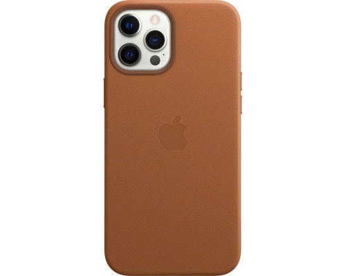 Чехол iPhone 12 Pro Max Leather Case with MagSafe - Saddle Brown