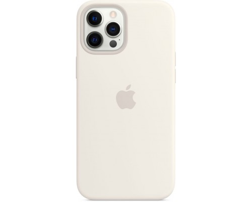 Чехол iPhone 12 Pro Max Silicone Case with MagSafe - White