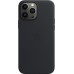 Чехол iPhone 13 Pro Max Leather Case with MagSafe - Midnight