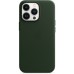 Чехол iPhone 13 Pro Leather Case with MagSafe - Sequoia Green