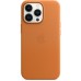 Чехол iPhone 13 Pro Leather Case with MagSafe - Golden Brown