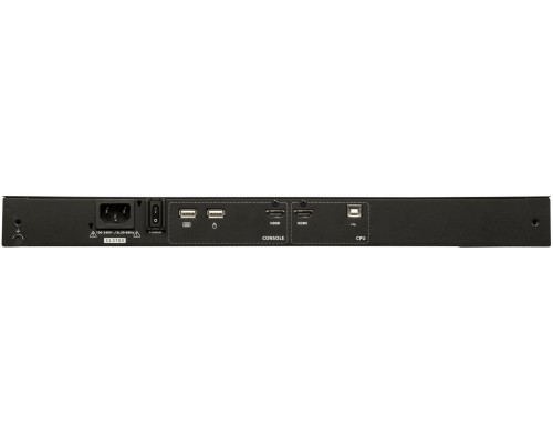 Консоль 1U Ultra Short Depth 18.5” Short Depth USB HDMI Single Rail LCD Console (1366 x 768)