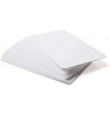 Бланк-карта Zebra white PVC cards, 10 mil PVC adhesive back with 14 mil Mylar release liner, 24 mil total thickness (500 cards)                                                                                                                           