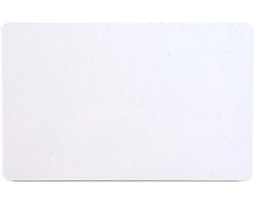 Бланк-карта Zebra white PVC cards, 10 mil PVC adhesive back with 14 mil Mylar release liner, 24 mil total thickness (500 cards)