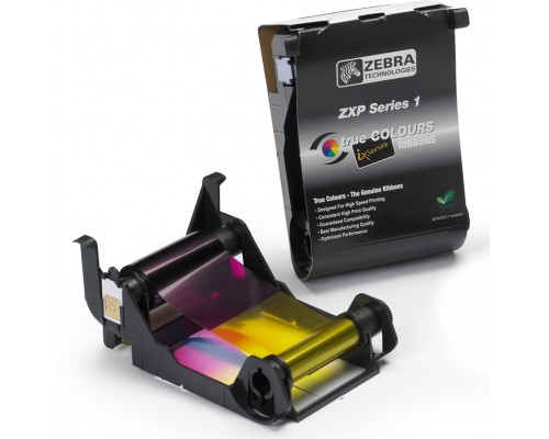 Риббон Zebra Load-N-Go™ colour ribbon for ZXP Series 1 1/2 YMCKO, 400 IMAGES