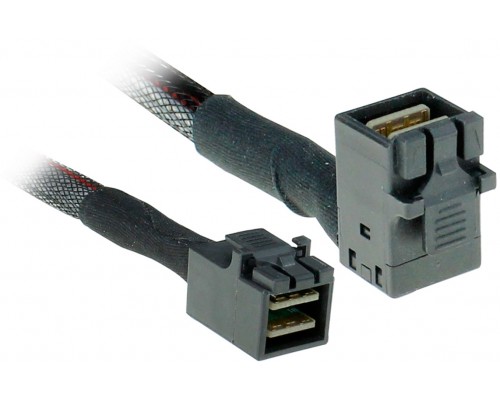 Кабель AXXCBL850HDHRS Kit of 2 cables,  875mm Cables with straight SFF8643 to right angle SFF8643 connectors, for RAID modules with vert connectors in 1U systems