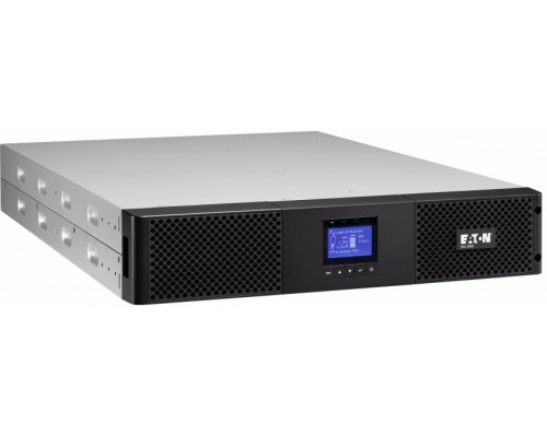 ИБП UPS Eaton 9SX 3000I Rack 2U, double conversion, rack enclosure, LCD, 3000VA, 2700W, IEC 320 C13 sockets 8pcs. and C19 1pc., Mini-Slot, USB, RS232, RPO, ROO, WxDxH 438x438x86.5mm., weight 26.5kg., 2 year warranty.