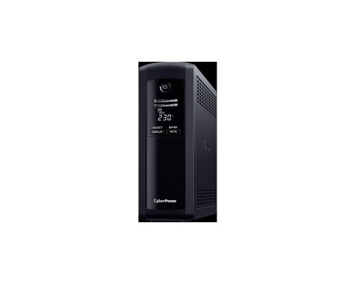 ИБП UPS CyberPower VP1600ELCD Line-Interactive 1600VA/960W USB/RS-232/RJ11/45  (4 + 1 EURO)