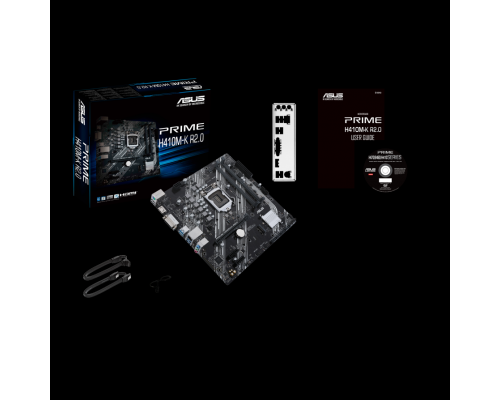 Материнская плата PRIME H410M-K R2.0 LGA1200 micro-ATX 2xDDR4 PCIEx16 2xPCIEx1 M.2 DVI HDMI GLAN (364382)