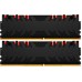 Модуль памяти KINGSTON Fury Gaming DDR4 Общий объём памяти 16Гб Module capacity 8Гб Количество 2 3600 МГц Радиатор Множитель частоты шины 16 1.35 В RGB черный KF436C16RBAK2/16